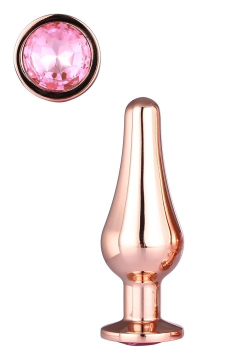 Korek Analny Gleaming Love Rose Gold Pleasure Plug S Dreamtoys Dreamtoys
