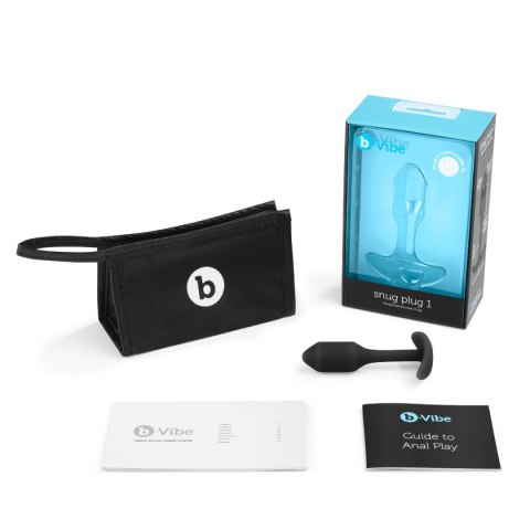Korek analny Snug Plug 1 Black b-Vibe B-Vibe