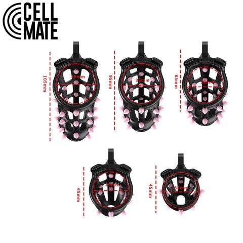 Pas cnoty FlexiSpike Chastity Cage Size 0 CELLMATE CELLMATE
