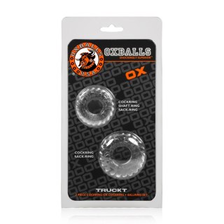 Pierścienie Erekcyjne Truckt Cockring 2 Pcs Clear Oxballs Oxballs