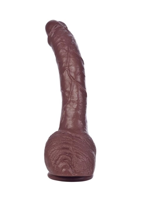 Dildo Realistyczne Gumowe Brązowe-SCALA