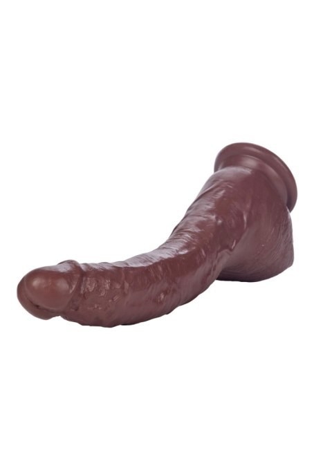Dildo Realistyczne Gumowe Brązowe-SCALA