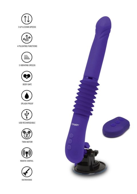 Maszyna automatyczna fioletowa Magnum Opus Supreme Thruster 2