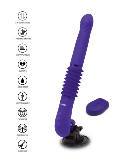 Maszyna automatyczna fioletowa Magnum Opus Supreme Thruster 2