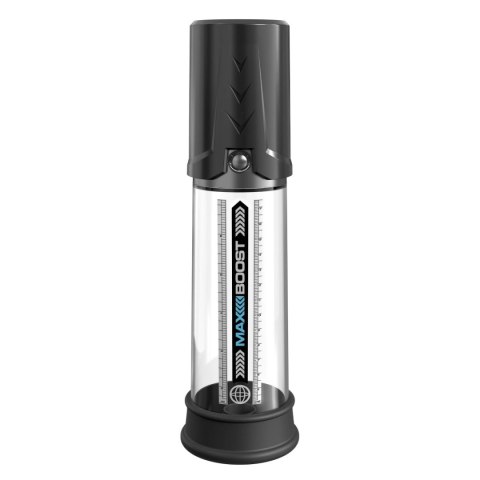 Pompka do penisa Max Boost - Black/Clear Pump Worx Pipedream