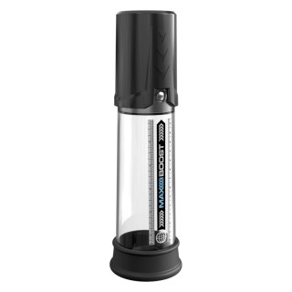 Pompka do penisa Max Boost - Black/Clear Pump Worx Pipedream