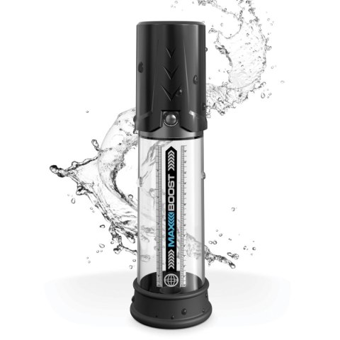 Pompka do penisa Max Boost - Black/Clear Pump Worx Pipedream