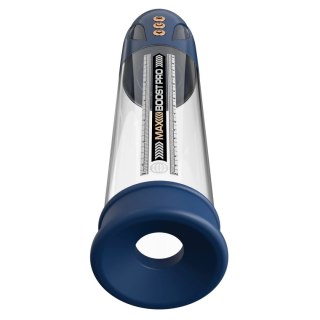 Pompka do penisa Max Boost Pro Flow - Blue/Clear Pump Worx Pipedream