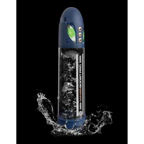 Pompka do penisa Max Boost Pro Flow - Blue/Clear Pump Worx Pipedream