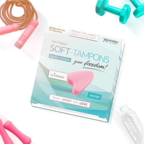 Tampony Bez Sznurka Soft Tampons Normal 3 Sztuki JoyDivision JoyDivision