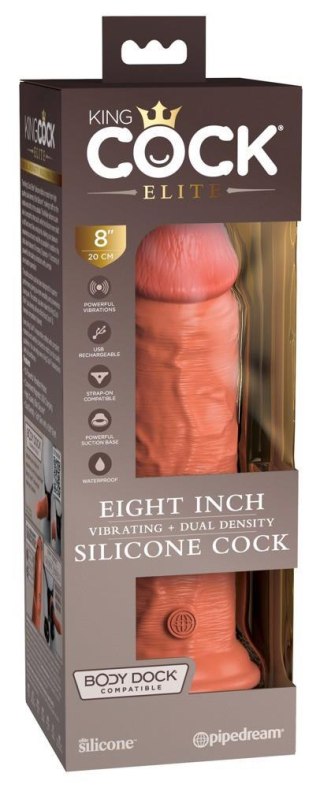 Wibrator realistyczny naturalny 20cm King Cock Elite ORION