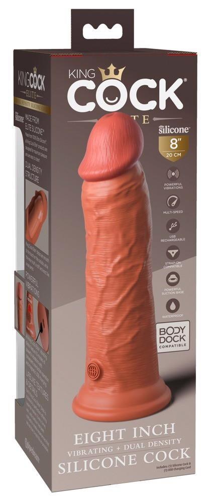 Wibrator realistyczny naturalny 20cm King Cock Elite ORION