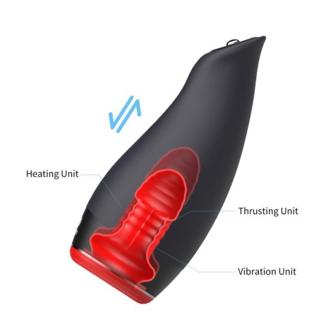 Masturbator The Pleasure Engine Wibracyjny Z Ruchem Posuwistym I Podgrzewaniem