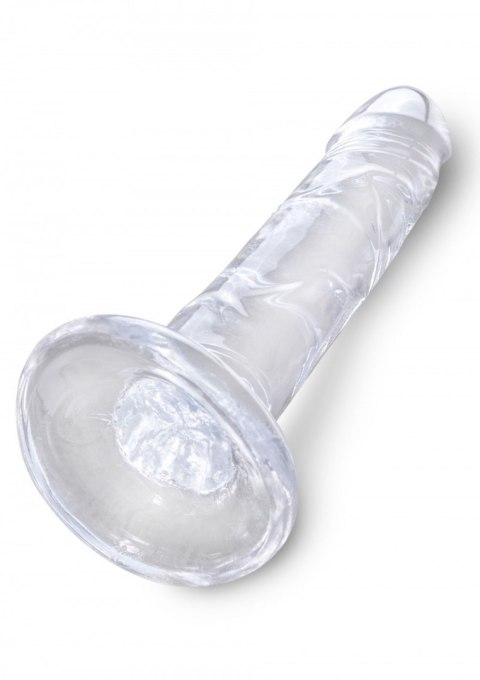 Dildo Z Przyssawką Bezbarwne 18,4 cm-King Cock