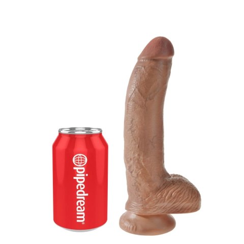 Dildo realistyczne naturalne 23cm King Cock Pipedream