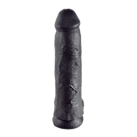Dildo realistyczne czarne 31cm King Cock Pipedream