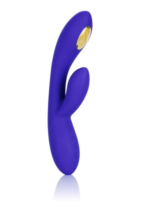 Potężny Wibrator Króliczek Wand Silikon Medyczny Ultra Cichy Błękitny - Estim Dual Wand Blue