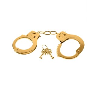 Kajdanki Metal Cuffs Fetish Fantasy Gold Pipedream