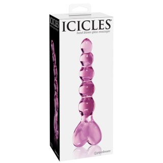 Dildo szklane kulki 15cm różowe No.43 Icicles Pipedream