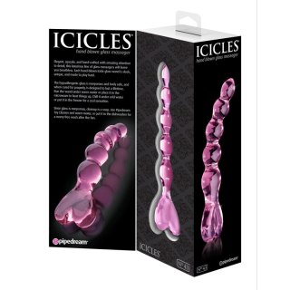 Dildo szklane kulki 15cm różowe No.43 Icicles Pipedream