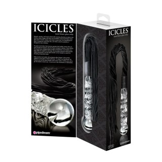 Luksusowy szklany pejcz No.38 Glass Whip Icicles Pipedream