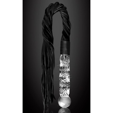 Luksusowy szklany pejcz No.38 Glass Whip Icicles Pipedream