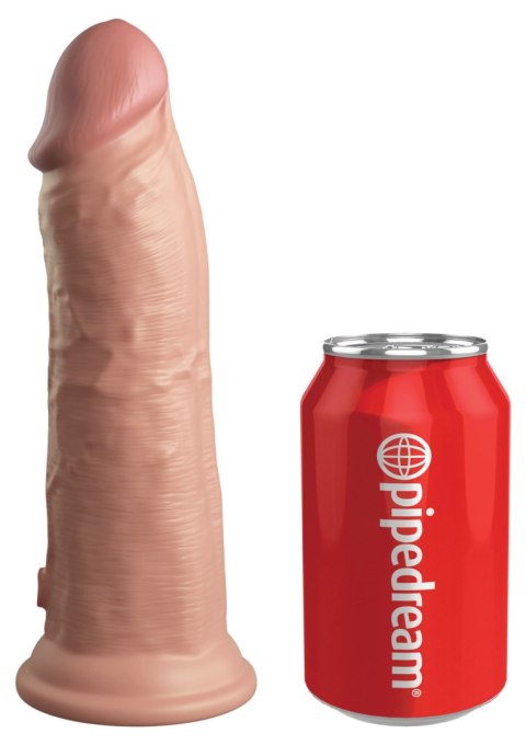 Miękki Silikonowy Wibrator Z Twardszym Rdzeniem 8 Inch Dual Density Vibe Cock Light King Cock King Cock
