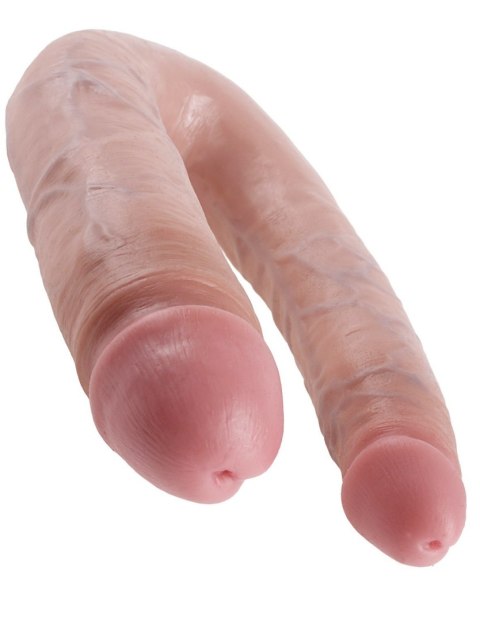Dildo podwójne cieliste 44cm U-Shaped Large Double Trouble KING COCK