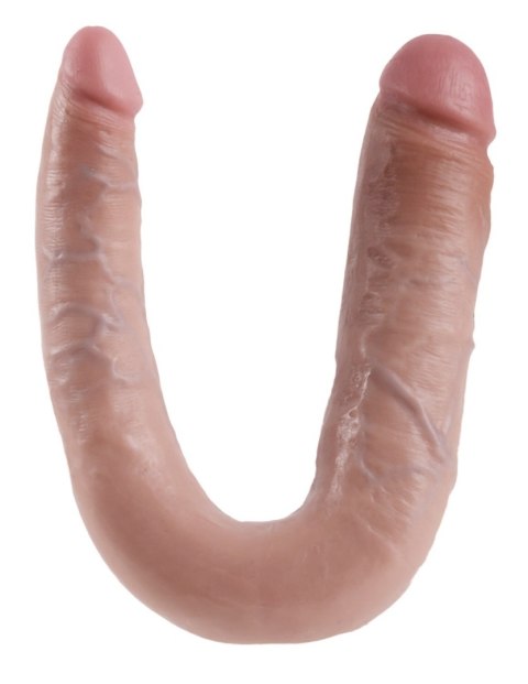 Dildo podwójne cieliste 44cm U-Shaped Large Double Trouble KING COCK