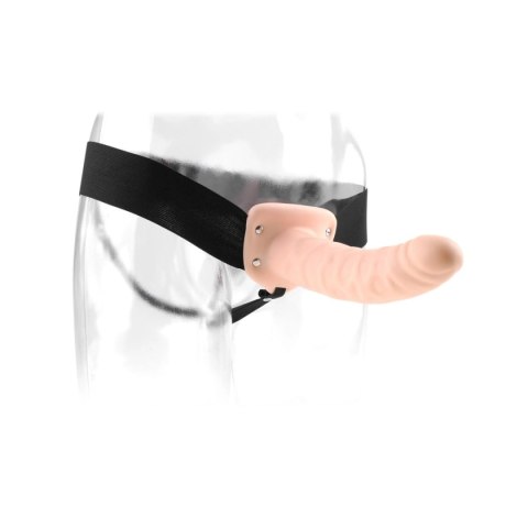 Pusty Strap-on Hollow Strap On 8" Flesh Fetish Fantasy Series Pipedream
