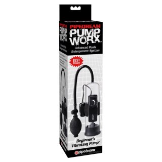 Wibrująca pompka do penisa Beginner's Vibrating Pump - Pump Worx Pipedream