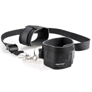 Zestaw do krępowania Cuff & Tether Set - Black Fetish Fantasy Series Pipedream