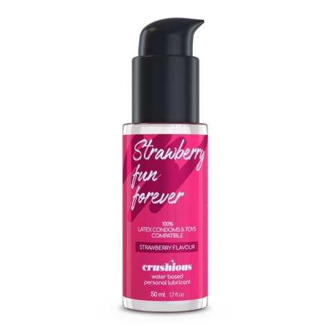 Lubrykant smakowy truskawkowy CRUSHIOUS STRAWBERRY 50ml