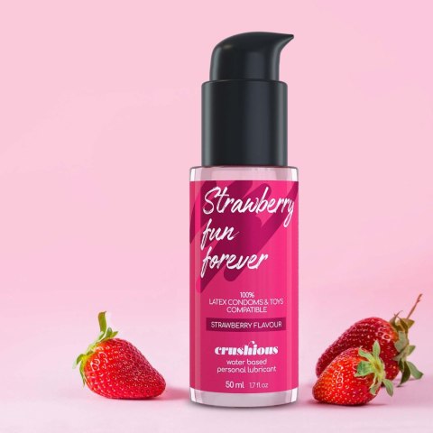 Lubrykant smakowy truskawkowy CRUSHIOUS STRAWBERRY 50ml