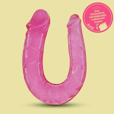 Dildo podwójne różowe 27cm DOUBLE TROUBLE DOUBLE DILDO CRUSHIOUS