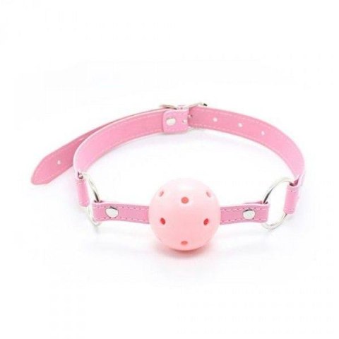 Knebel do ust różowy Breathable Ball Gag