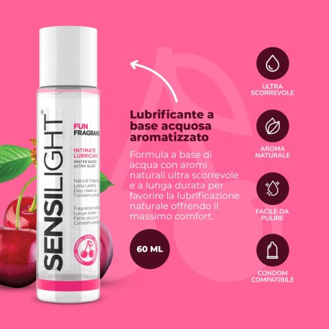 Lubrykant smakowy wiśnia Sensilight Cherry 60ml IntimateLine