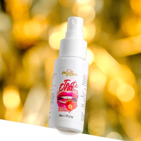Sprej oralny nawilżający truskawka MyLove Taste Oral spray strawberry 50ml