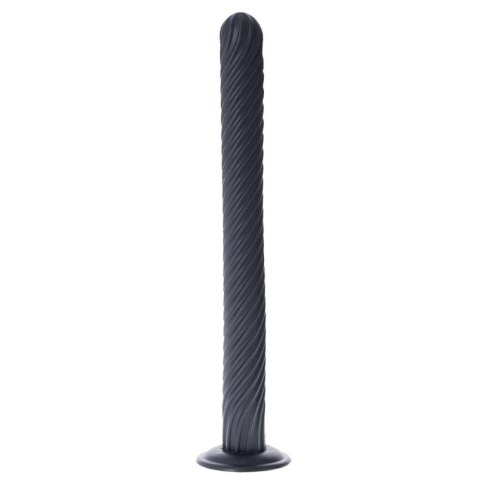 Korek analny żebrowany czarny 51cm MSX