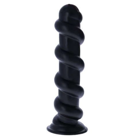 Korek analny żebrowany czarny 32cm MSX
