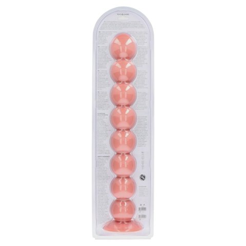 Korek analny kulkowy beżowy 58cm MSX