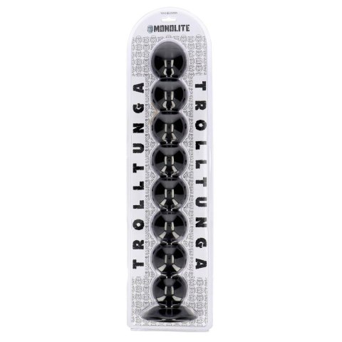 Korek analny kulkowy czarny 58cm MSX