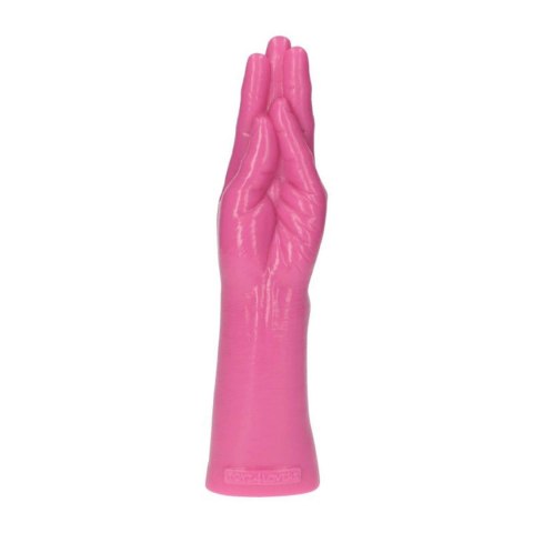 Dildo do fistingu różowe ręka 28cm