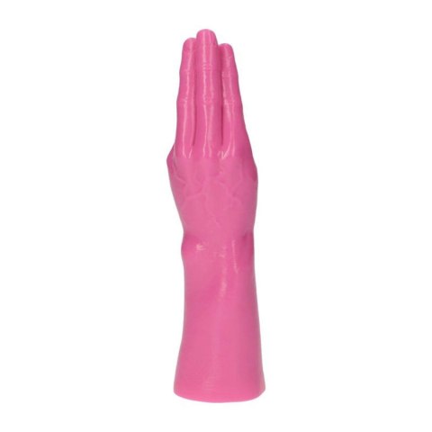 Dildo do fistingu różowe ręka 28cm