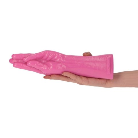Dildo do fistingu różowe ręka 28cm