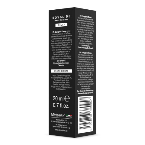 Spray Intymny Boyglide Delay 20Ml IntimateLine IntimateLine
