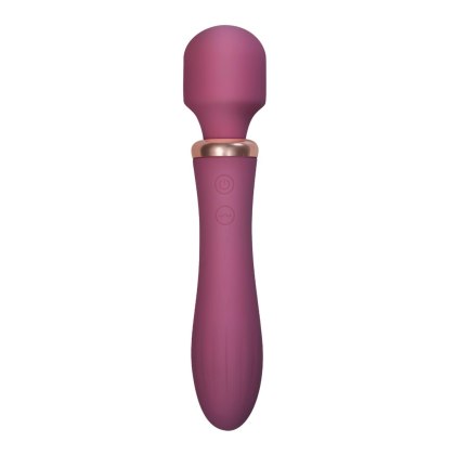 Masażer Crushious Dual Massage Wand Jinx 10 Trybów USB Ładowany Bordowy - Crushious