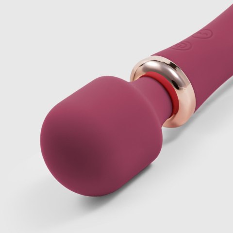 Masażer Crushious Dual Massage Wand Jinx 10 Trybów USB Ładowany Bordowy - Crushious