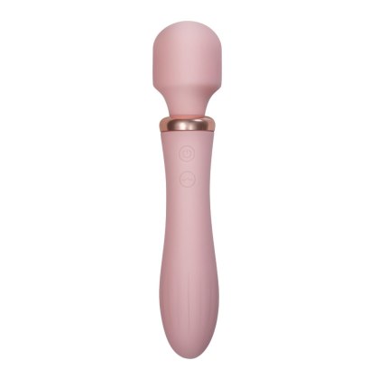 Masażer Crushious Dual Massage Wand Jinx 10 Trybów USB Ładowany Różowy - Crushious