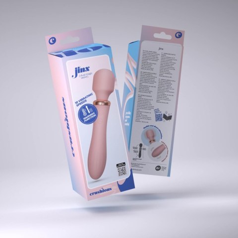 Masażer Crushious Dual Massage Wand Jinx 10 Trybów USB Ładowany Różowy - Crushious